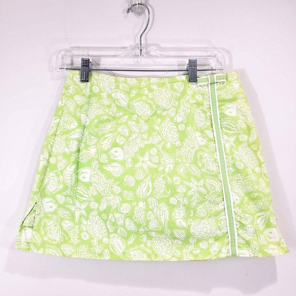 Lilly Pulitzer Woman's Sz 2 Skort Pastels Fish